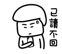 Black and White Speak sticker #10884234