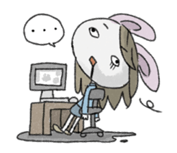 Animal Series to work sticker #10884244