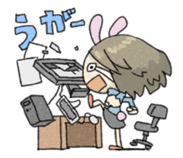 Animal Series to work sticker #10884254