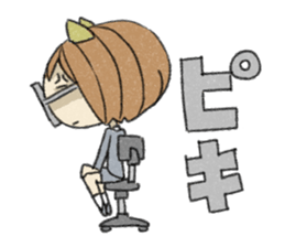 Animal Series to work sticker #10884260