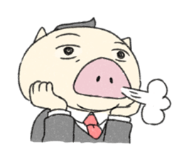 Animal Series to work sticker #10884271