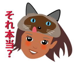 Girls of the world sticker #10884491