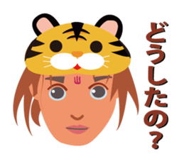 Girls of the world sticker #10884507