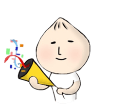 We love Chinese steamed buns! sticker #10884540