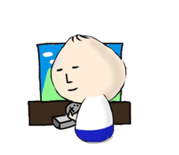 We love Chinese steamed buns! sticker #10884548