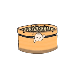 We love Chinese steamed buns! sticker #10884551