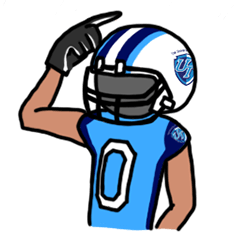 Sticker of Tokyo univ. Football Club