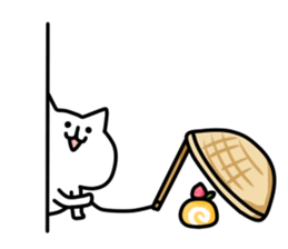 Playing alone cat 3 sticker #10884961