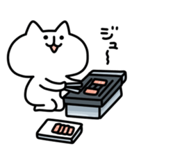 Playing alone cat 3 sticker #10884988