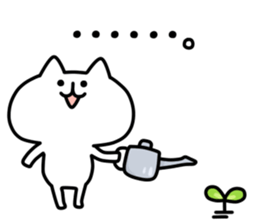 Playing alone cat 3 sticker #10884997