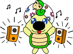 The Chinese zodiac of golden (Mi jiang) sticker #10885023