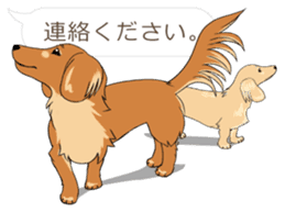 Hukidashi Dachshunds vol.2 sticker #10885259