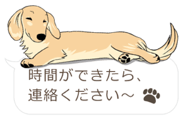 Hukidashi Dachshunds vol.2 sticker #10885261