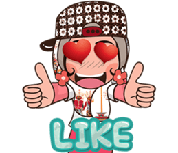 I Love Batik sticker #10885349