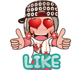 I Love Batik sticker #10885349