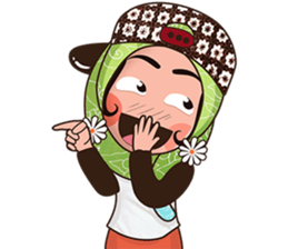 I Love Batik sticker #10885352