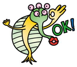 Cambrian life sticker #10886546