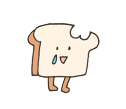 bread love sticker #10886682