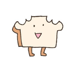bread love sticker #10886683