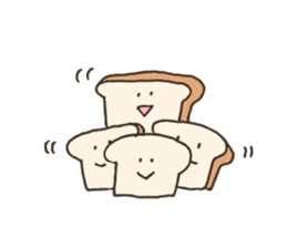 bread love sticker #10886695