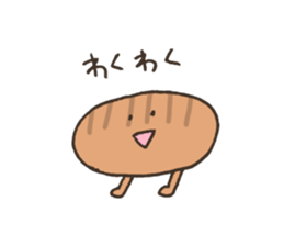 bread love sticker #10886696