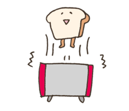 bread love sticker #10886697