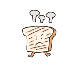 bread love sticker #10886701