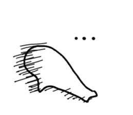 azarashi sticker GON sticker #10886865