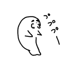 azarashi sticker GON sticker #10886876