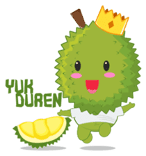 Duren Yuki : Daily Talk sticker #10886984