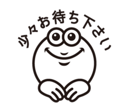 Text and Round Face 3 sticker #10887011