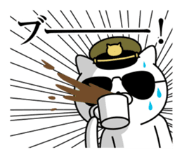 Military cat 3 sticker #10887336