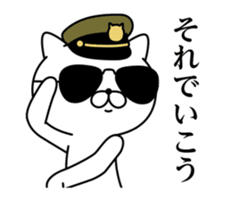 Military cat 3 sticker #10887351
