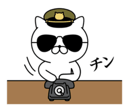Military cat 3 sticker #10887358