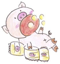 Daily life of Dr.Apple sticker #10887477