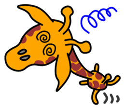 JIN-JIN Giraffe Life 3 sticker #10887481