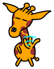 JIN-JIN Giraffe Life 3 sticker #10887485