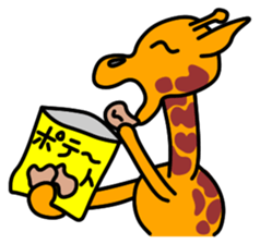 JIN-JIN Giraffe Life 3 sticker #10887487