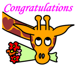 JIN-JIN Giraffe Life 3 sticker #10887488