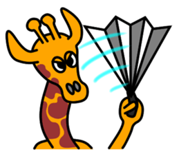 JIN-JIN Giraffe Life 3 sticker #10887504