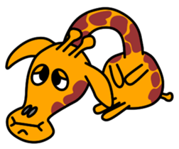 JIN-JIN Giraffe Life 3 sticker #10887507