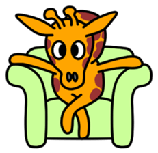 JIN-JIN Giraffe Life 3 sticker #10887508