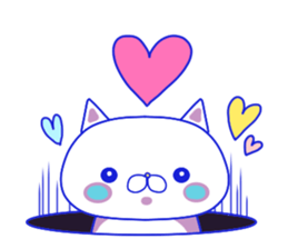 For everyday use ! Blue sky cat's. sticker #10887801
