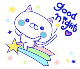 For everyday use ! Blue sky cat's. sticker #10887805