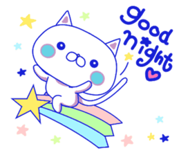 For everyday use ! Blue sky cat's. sticker #10887805
