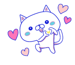 For everyday use ! Blue sky cat's. sticker #10887807