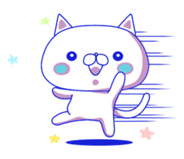 For everyday use ! Blue sky cat's. sticker #10887808