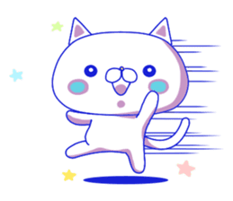 For everyday use ! Blue sky cat's. sticker #10887808