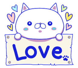 For everyday use ! Blue sky cat's. sticker #10887809