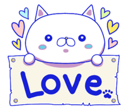 For everyday use ! Blue sky cat's. sticker #10887809